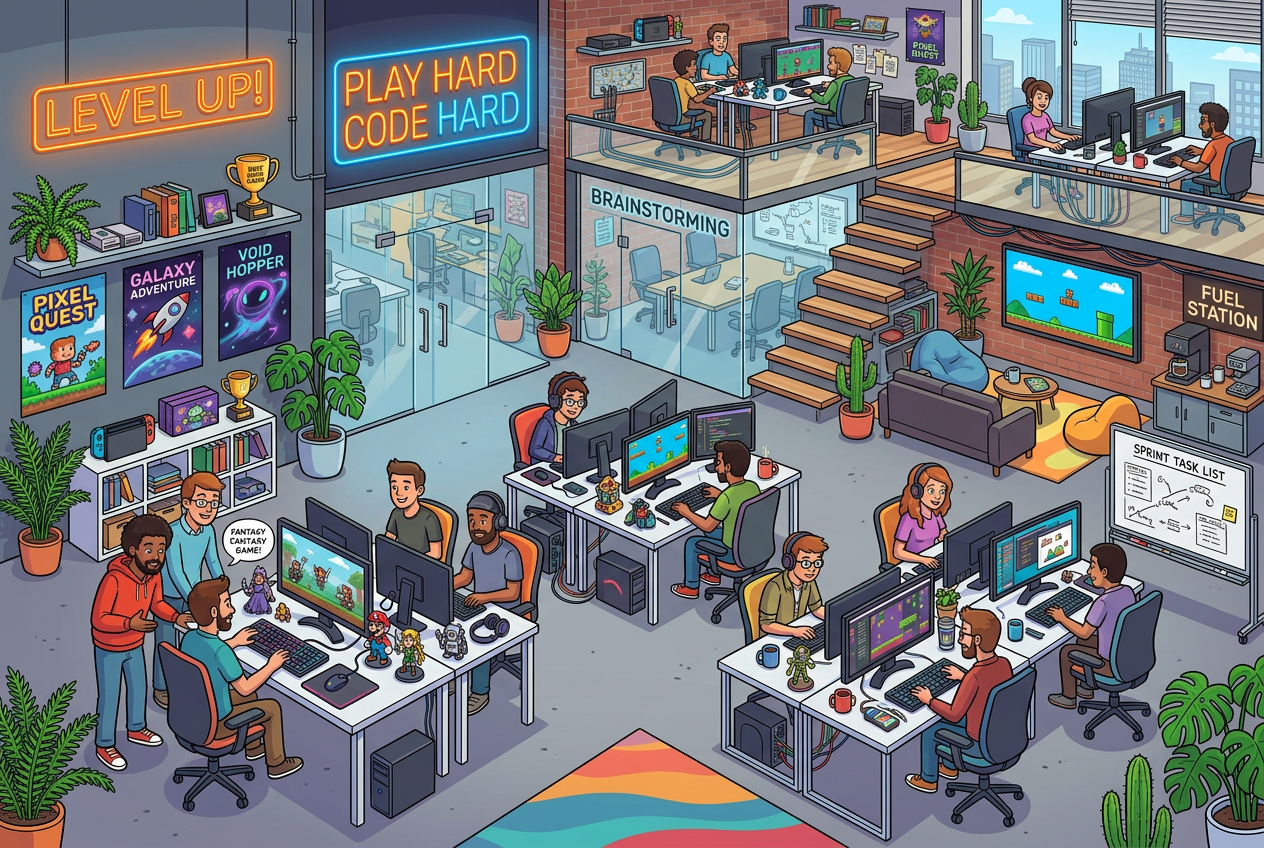 聚友互娱深圳研发中心办公环境