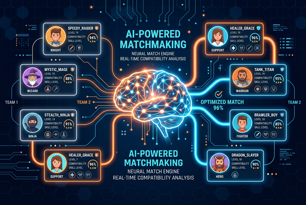 聚友互娱AI智能匹配系统