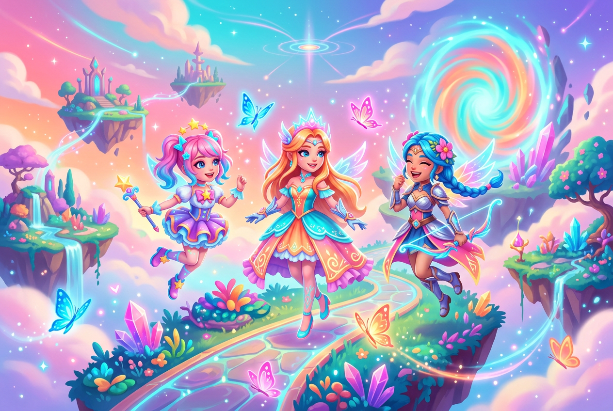 聚友互娱虚拟形象与梦幻场景